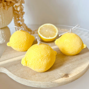 Lemon Shaped Scented Candle, Citrus Elegance - LMJ Candles