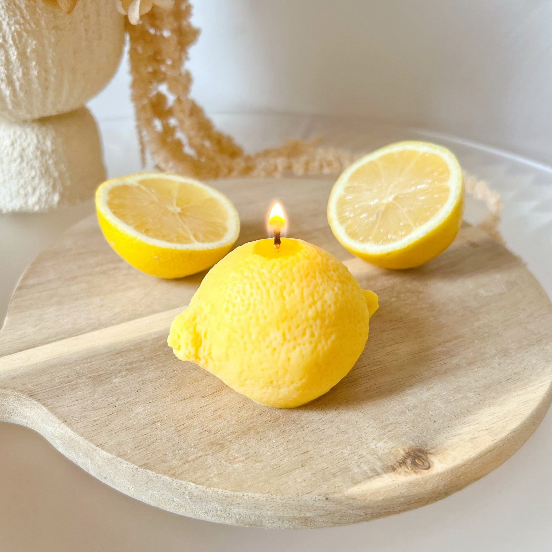 Lemon Shaped Scented Candle, Citrus Elegance - LMJ Candles