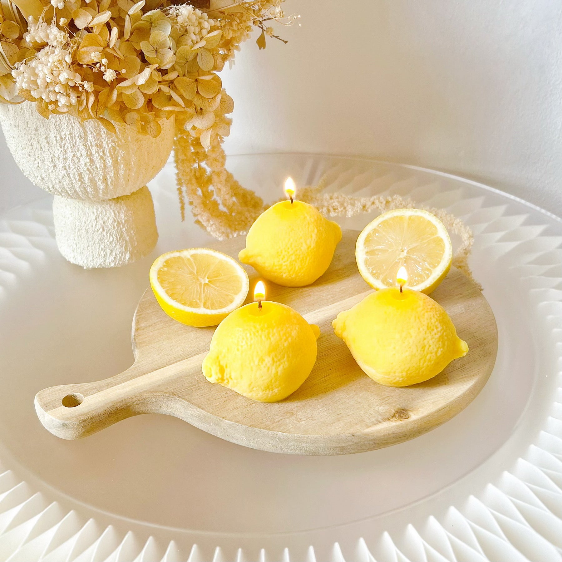 Lemon Shaped Scented Candle, Citrus Elegance - LMJ Candles