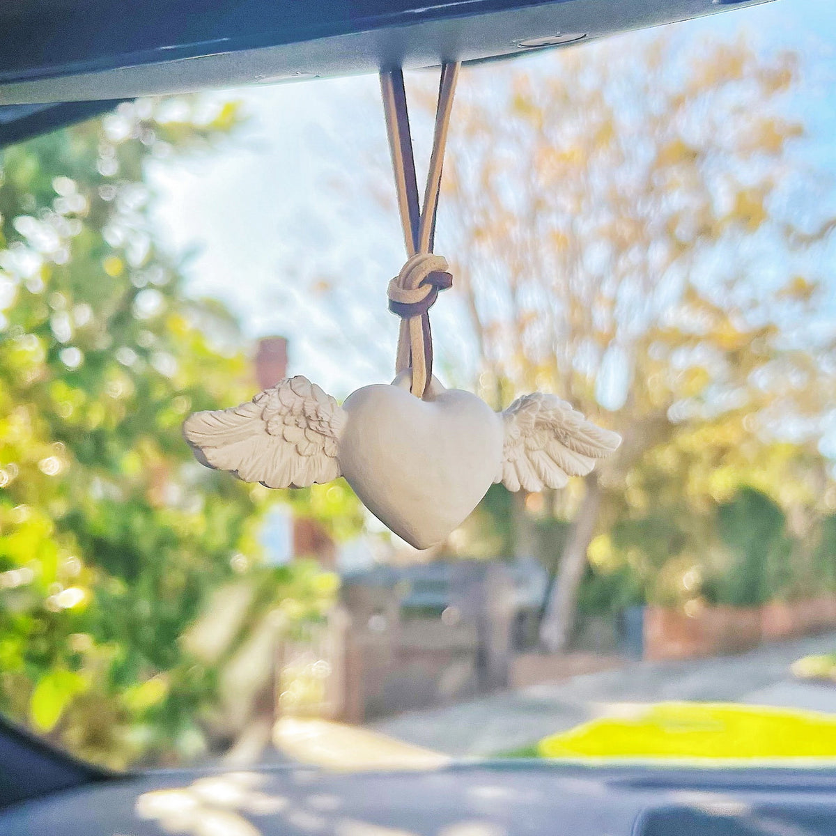 Angel Wings Heart Shaped Car Hanging Diffuser | LMJ Candles