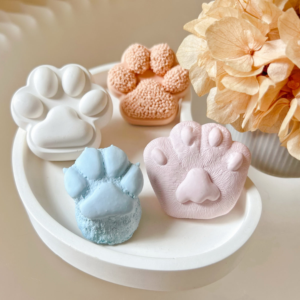 Cute Cat Paw Dog Paw Air Freshener - Car Vent Clip | LMJ Candles