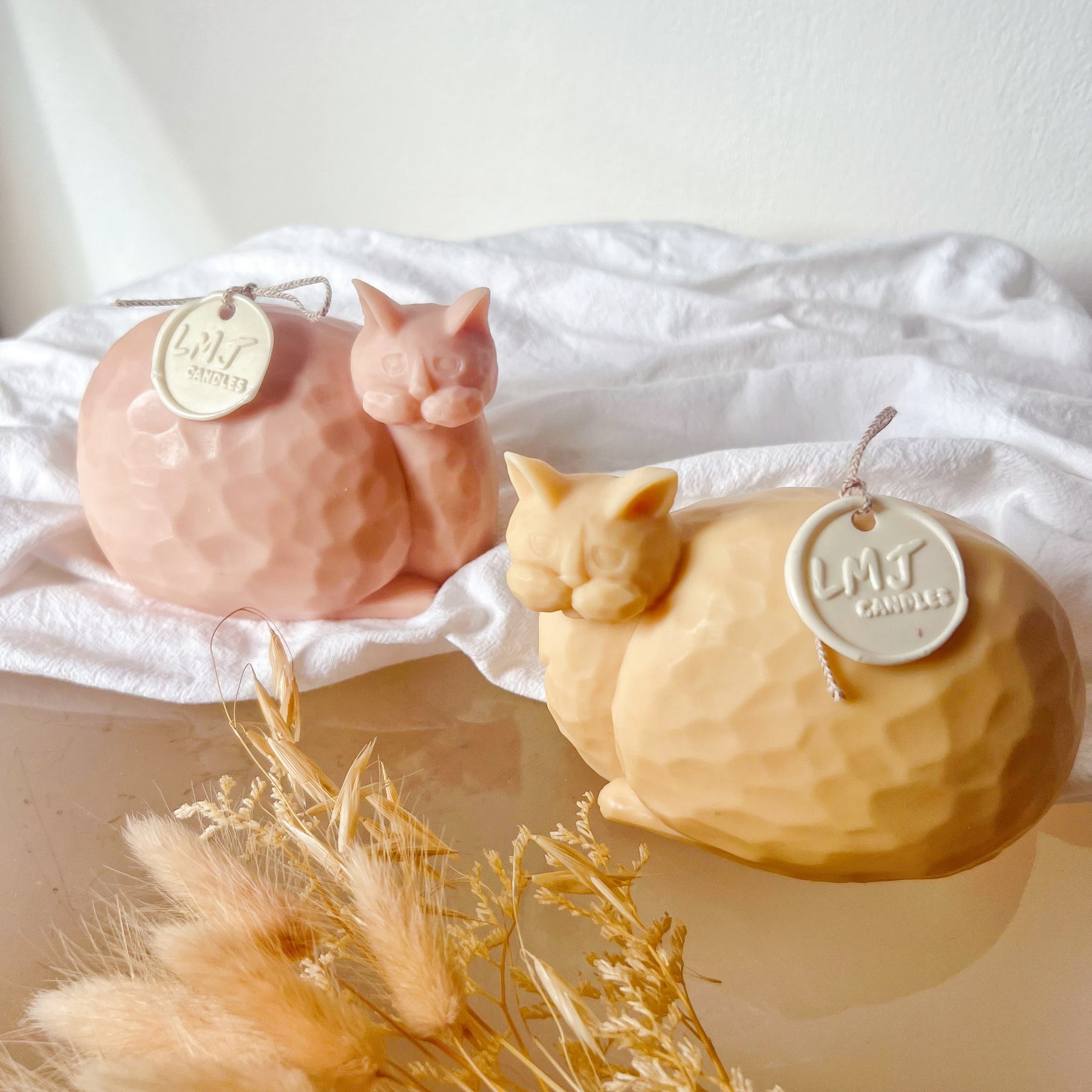 Chubby Cat Scented Soy Candle: Cat Lovers Gift - LMJ Candles