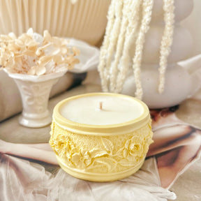 Handmade Daisy Flower Jar Soy Wax Candle | LMJ Candles