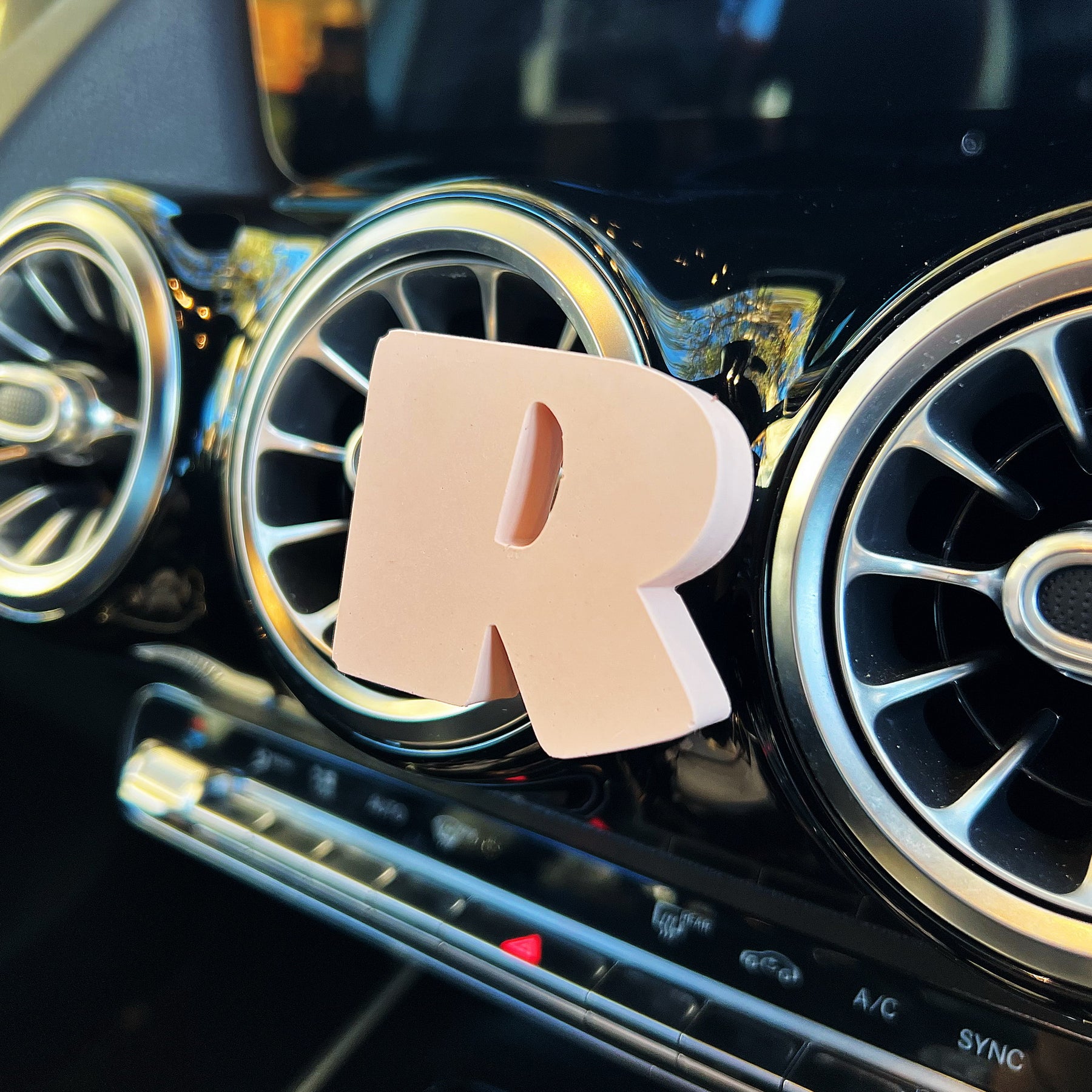 Alphabet Letter Air Freshener Car Vent Clip Car Diffuser | LMJ Candles