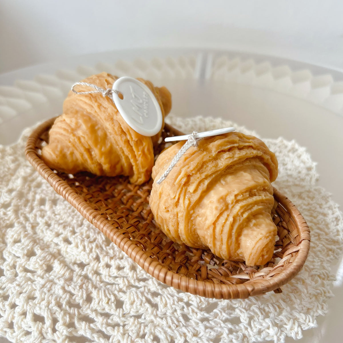 Croissant Shaped Scented Soy Food Candle - LMJ Candles