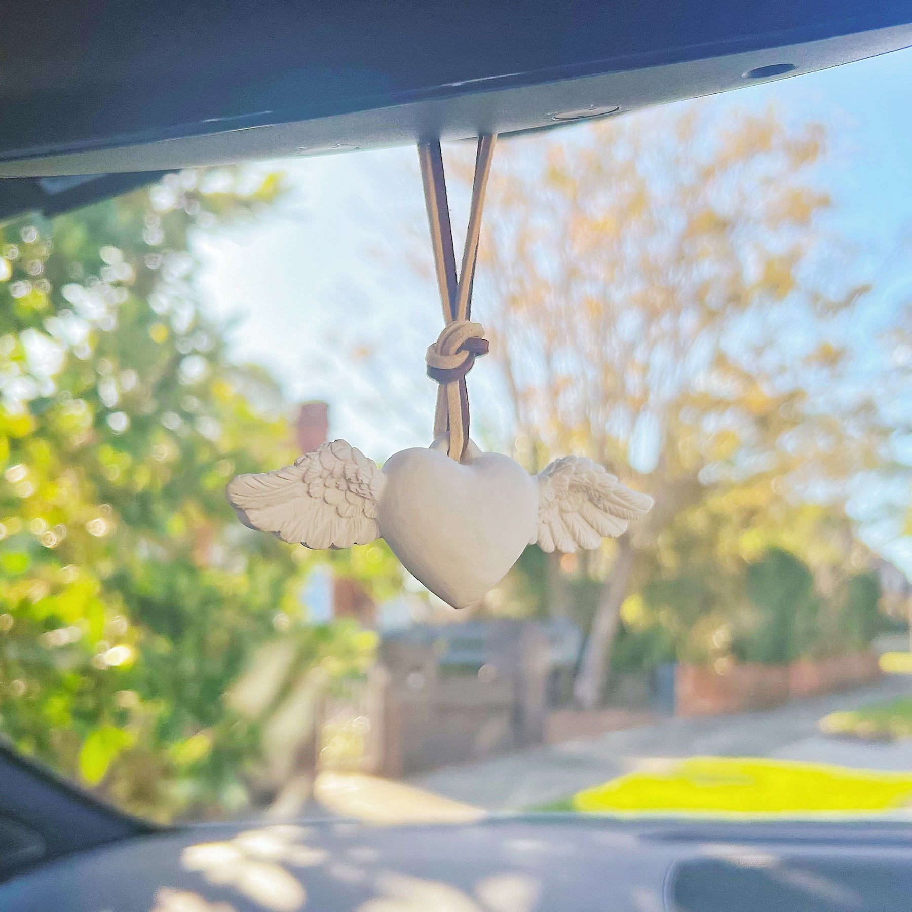 Angel Wings Heart Shaped Car Hanging Diffuser | LMJ Candles
