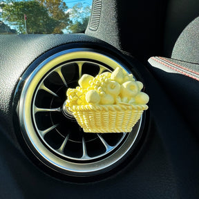 Fruit Basket Car Air Freshener - Car Vent Clip | LMJ Candles