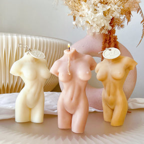 Modern Female Torso Scented Soy Body Candle - LMJ Candles