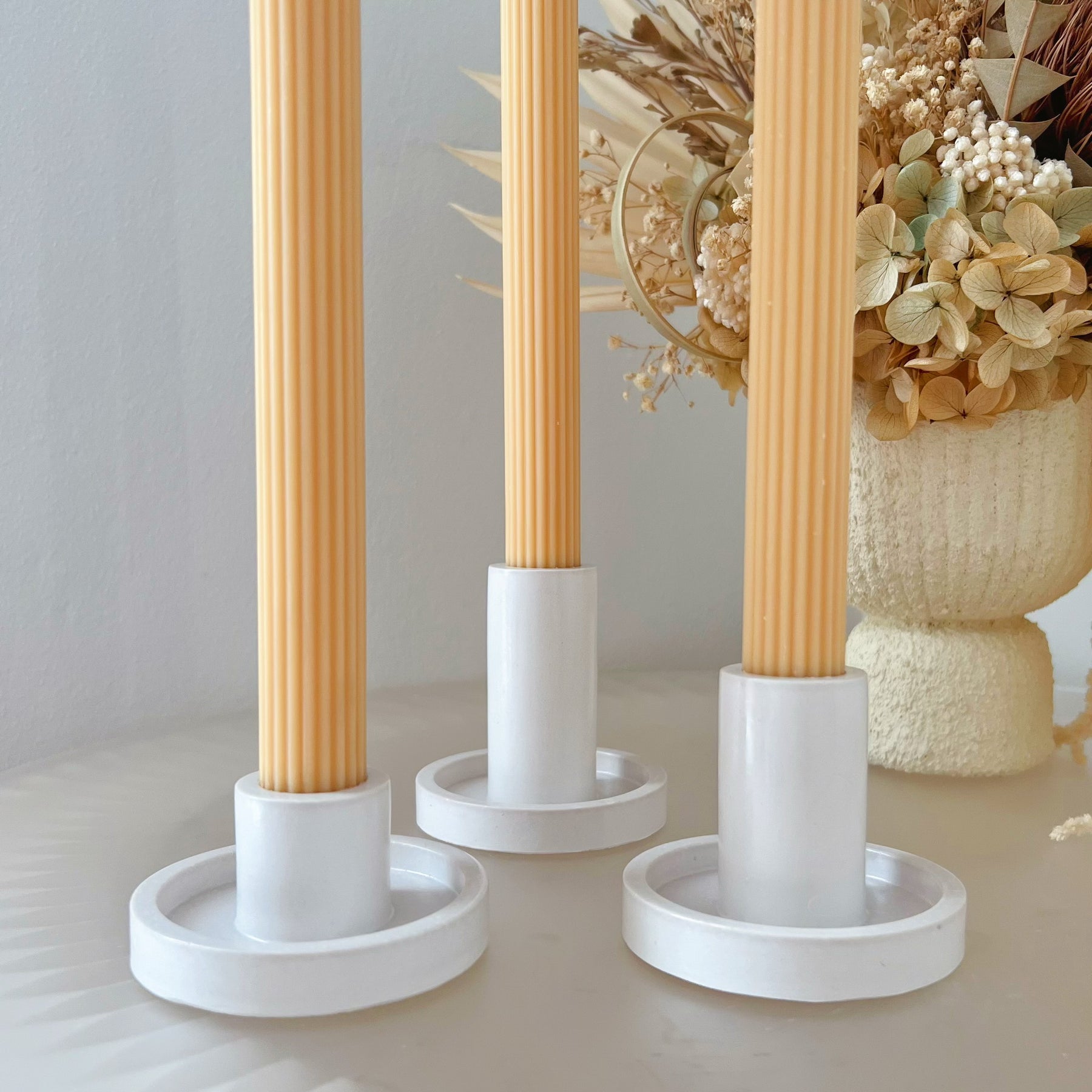 Handcrafted Classic Round Taper Candle Holder | LMJ Candles