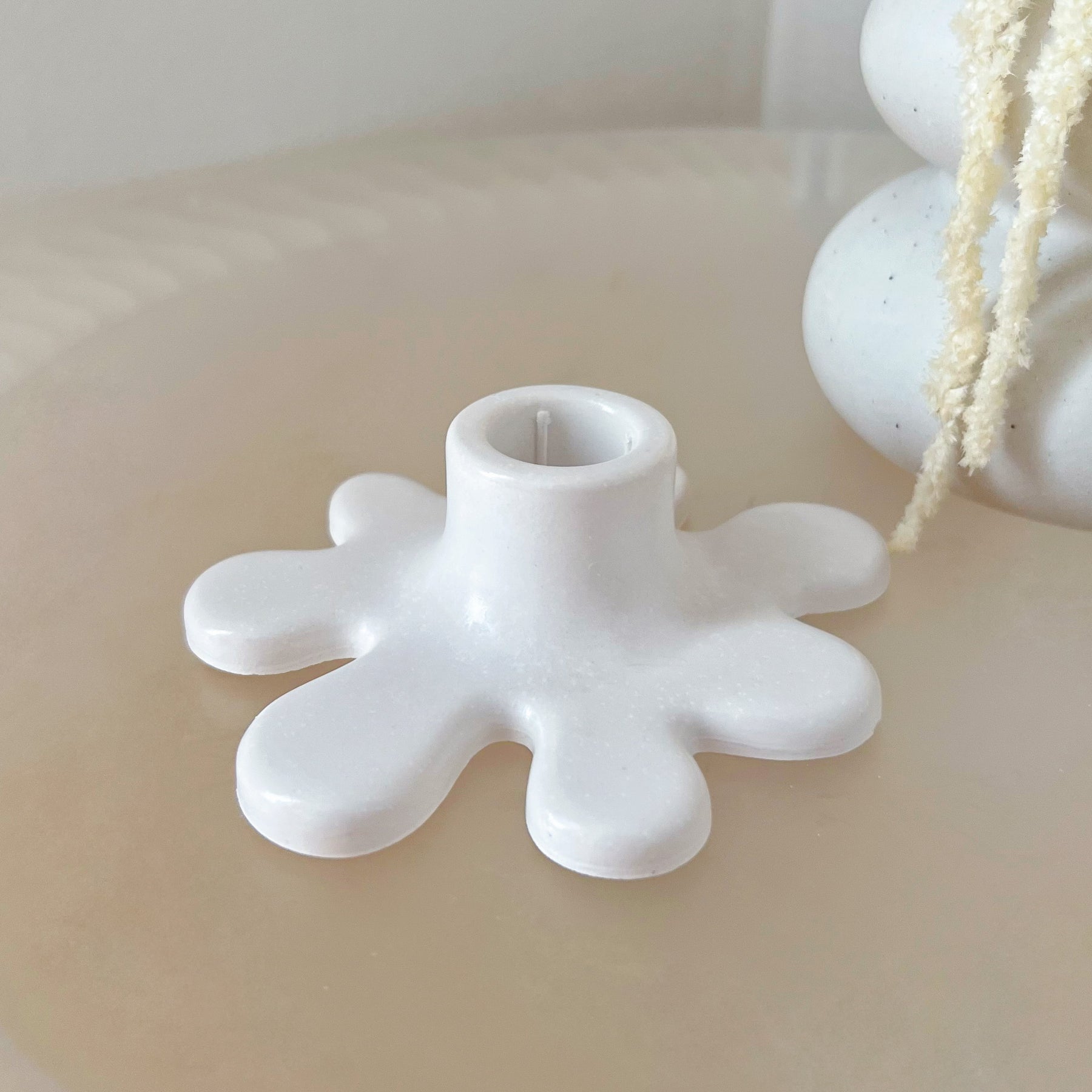 Handmade Water Splash Taper Candle Holder - LMJ Candles