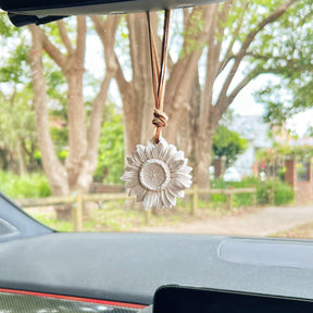 Sunflower Blossom Air Freshener Car Vent Clip Hanging Diffuser | LMJ Candles