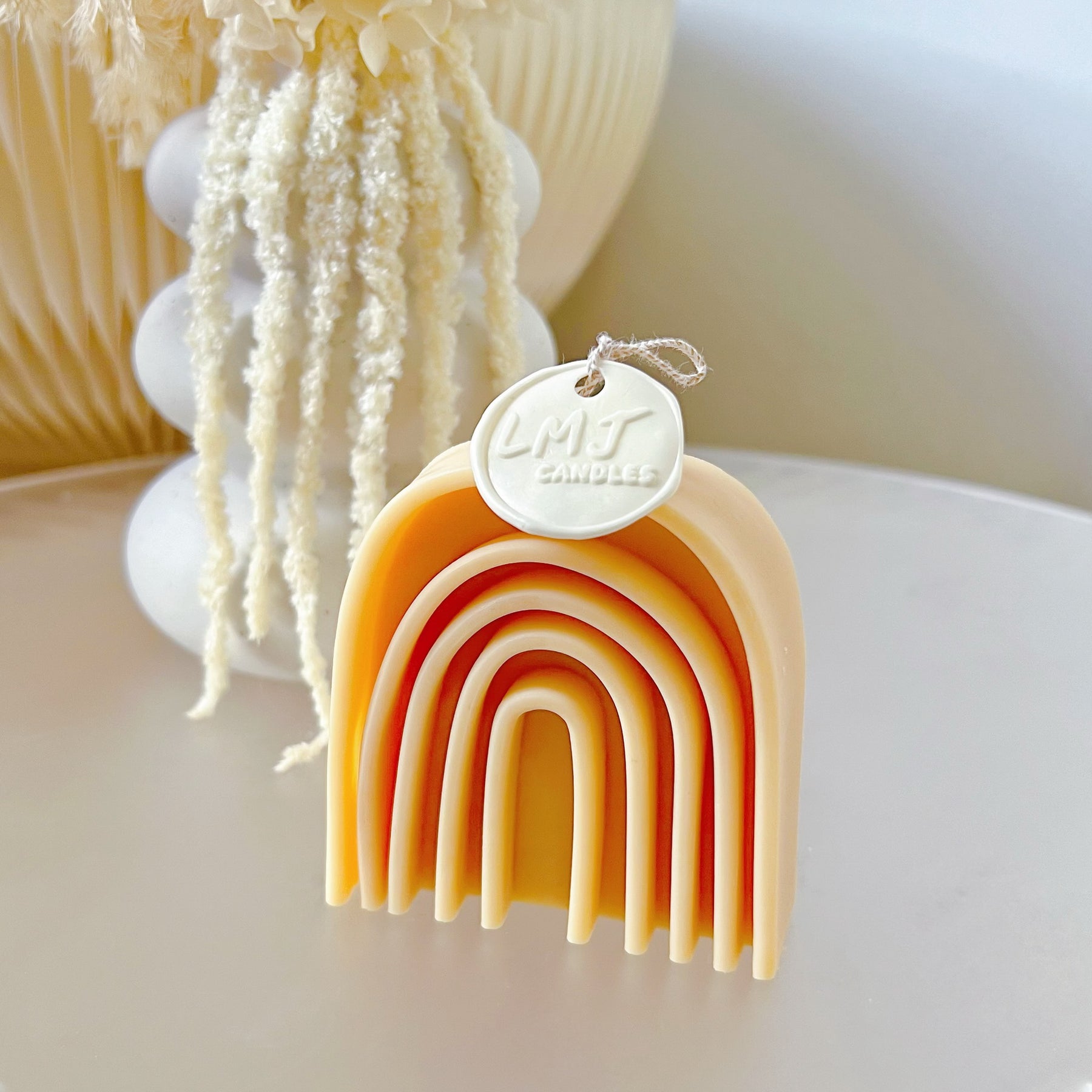 Small Rainbow Arch Candle - Scented Soy Wax Candle | LMJ Candles