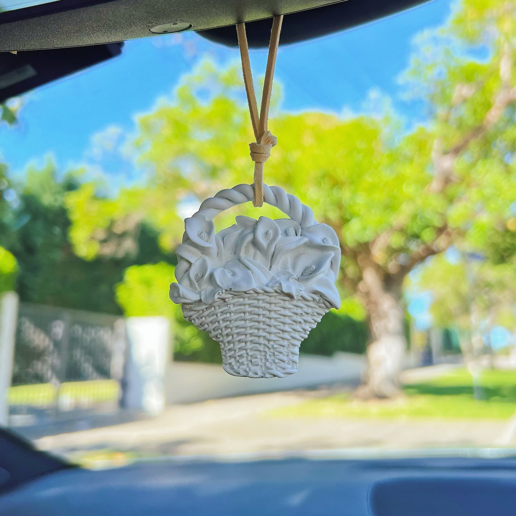 Lily Basket Air Freshener - Car Hanging Diffuser - LMJ Candles