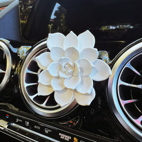 Lotus Flower Car Air Freshener, Car Vent Clip - LMJ Candles