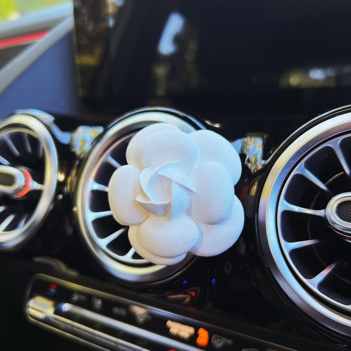 Camellia Flower Car Air Freshener, Car Décor | LMJ Candles