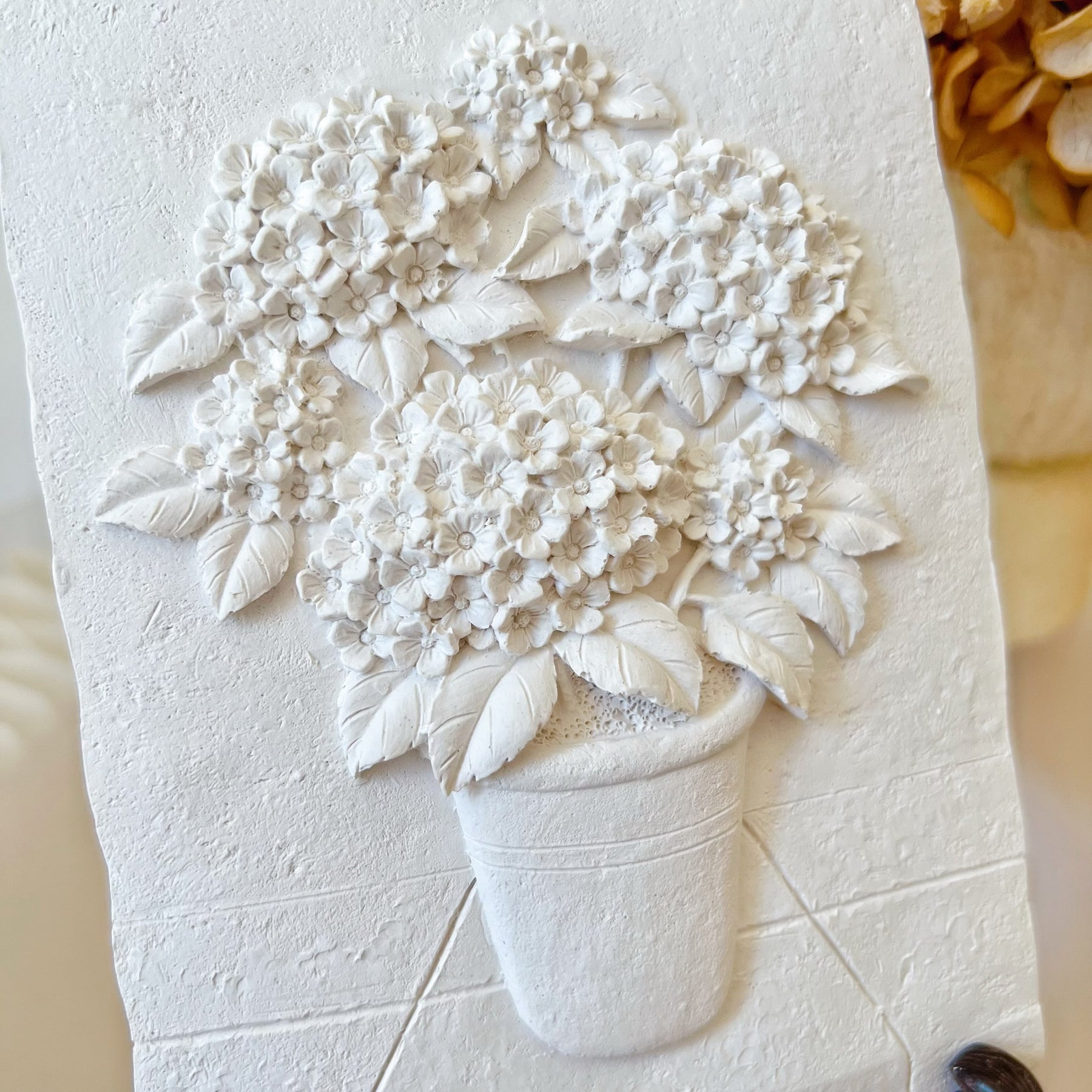 Hydrangeas in Pot Scented Artwork, Air Freshener, LMJ Candles