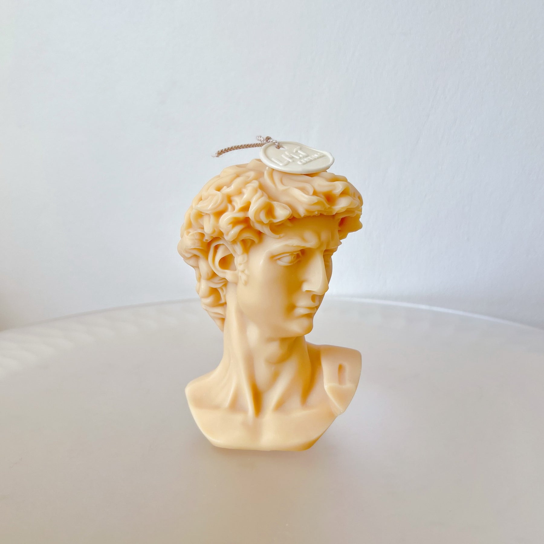 Michelangelo's David Bust Scented Soy Candle - LMJ Candles