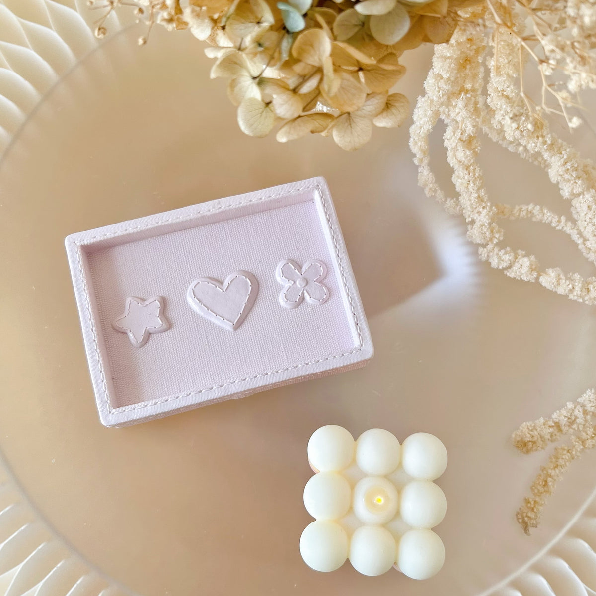 Handcrafted Cute Rectangular Decorative Trinket Dish - LMJ Candles