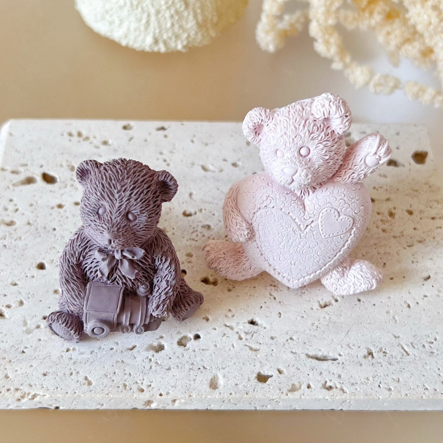 Cute Teddy Bear Air Freshener - Car Vent Clips | LMJ Candles