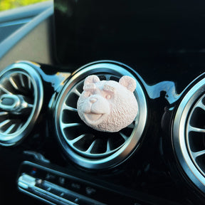 Funny Teddy Bear Handmade Car Air Fresheners, Car Vent Clips | LMJ Candles