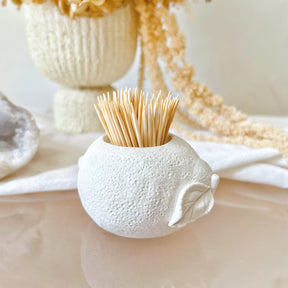 Handcrafted Lemon Shaped Toothpick Holder - LMJ Candles