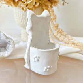 Handcrafted Cute Cat Pen Holder - LMJ Candles
