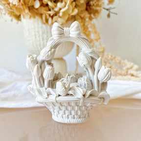 Handmade Flower Basket Home Décor - LMJ Candles