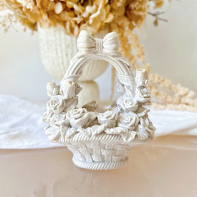 Handmade Flower Basket Home Décor - LMJ Candles