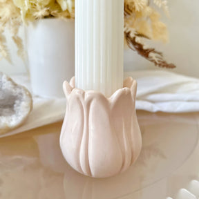 Handcrafted Tulip Flower Candle Holder | LMJ Candles