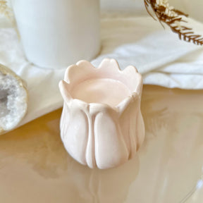 Handcrafted Tulip Flower Candle Holder | LMJ Candles