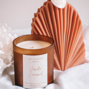 Vanilla Caramel Candle - Natural Soy Candle | LMJ Candles