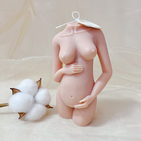 New Mama Gifts - Pregnant Lady Scented Soy Candle | LMJ Candles