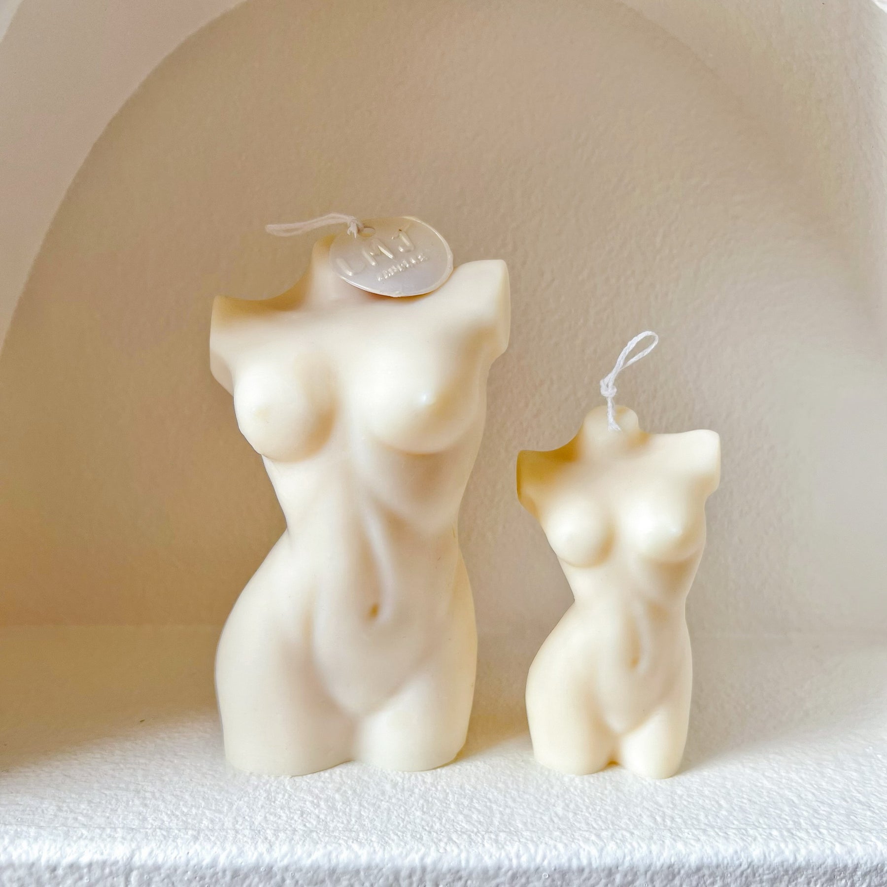 Female Torso Scented Soy Candle - Naked Body Candle | LMJ Candles
