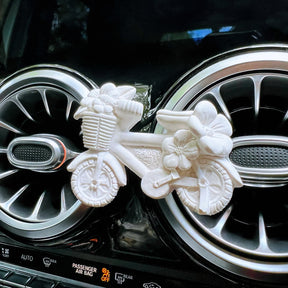 Flower Bicycle Air Freshener - Car Vent Clip | LMJ Candles