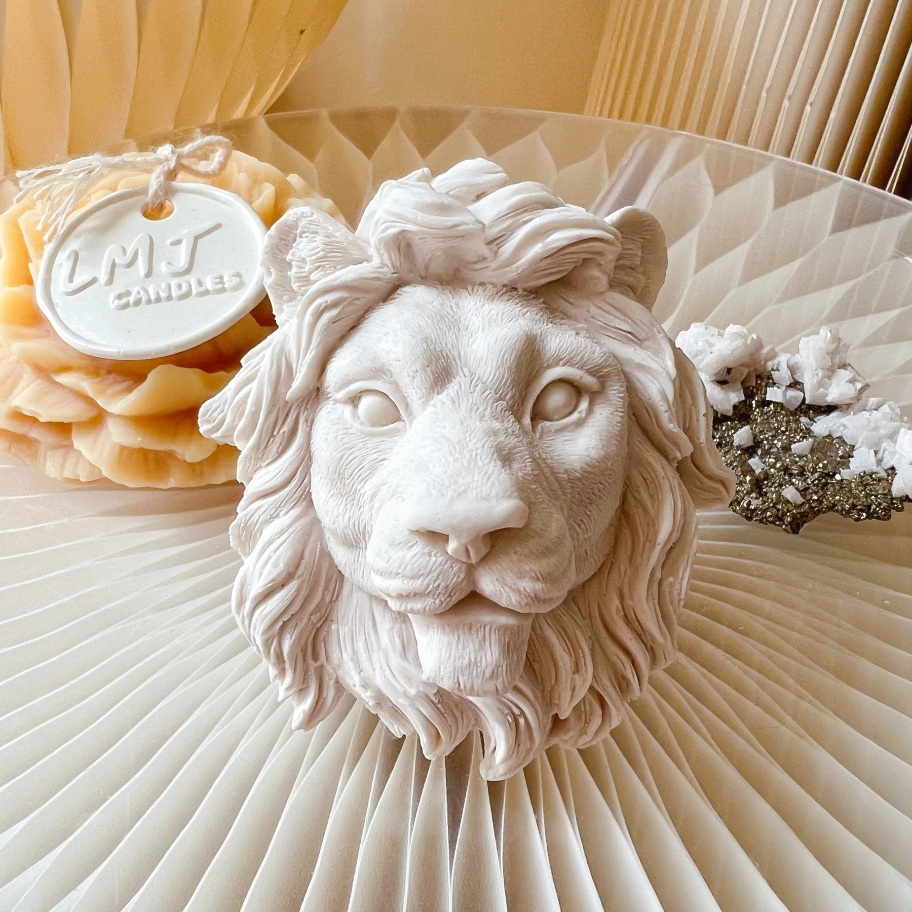 Lion Bust Air Freshener - Car Vent Clip Hanging Diffuser | LMJ Candles