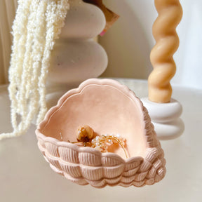 Handmade Seashell Decorative Tray | Trinket Dish - LMJ Candles