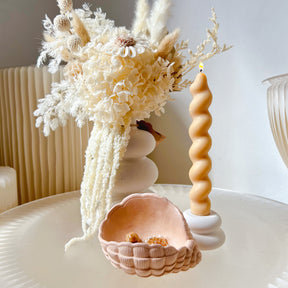 Handmade Seashell Decorative Tray | Trinket Dish - LMJ Candles