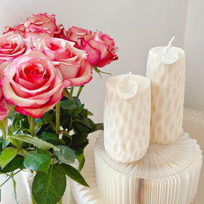 Handmade Home Décor: Minimalistic Column Scented Soy Pillar Candle | LMJ Candles