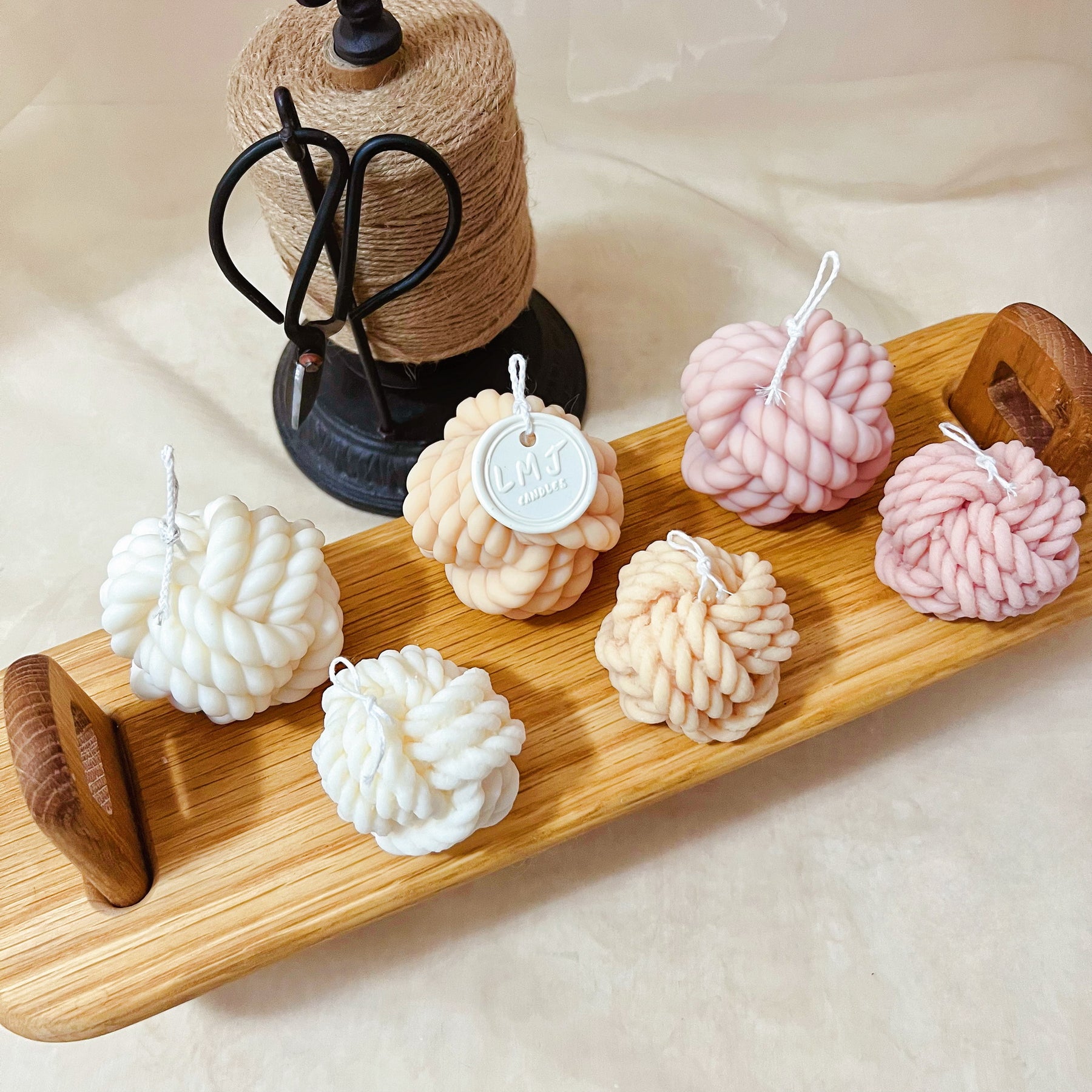 Yarn Ball Scented Soy Candle - Unique Home Décor | LMJ Candles