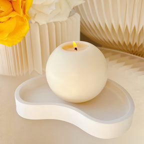 Handcrafted Minimalistic Candle Tray | LMJ Candles