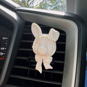 Teddy With Bunny Ears Air Freshener - Car Vent Clip | LMJ Candles