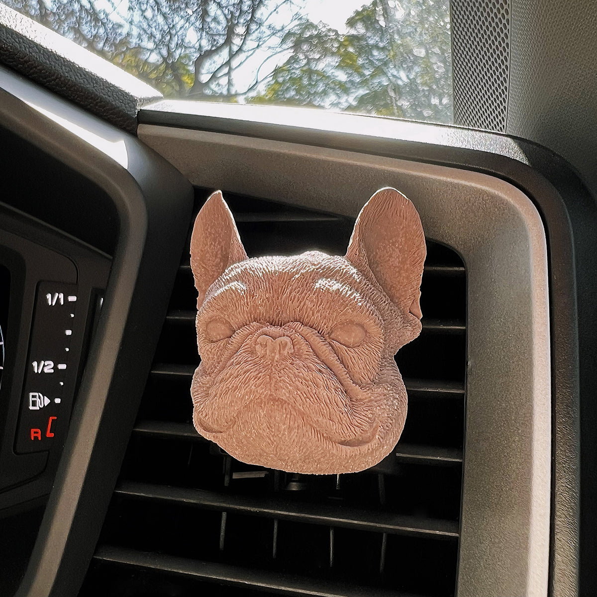 Bulldog & Schnauzer Dog Air Freshener - Car Vent Clip | LMJ Candles