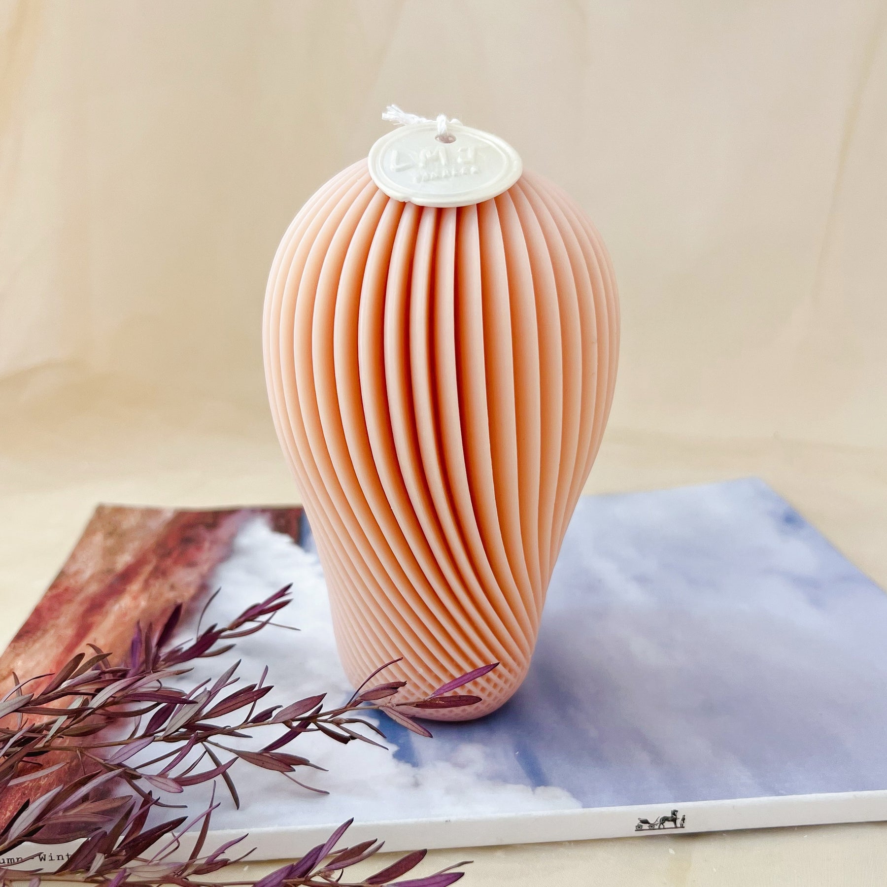 Spiral Balloon Scented Soy Candle - Decorative Candle | LMJ Candles