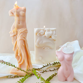 Venus de Milo Scented Soy Candle - Ancient Greek Art | LMJ Candles