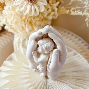 Handcrafted Angel In Mother's Hands Home Décor | LMJ Candles