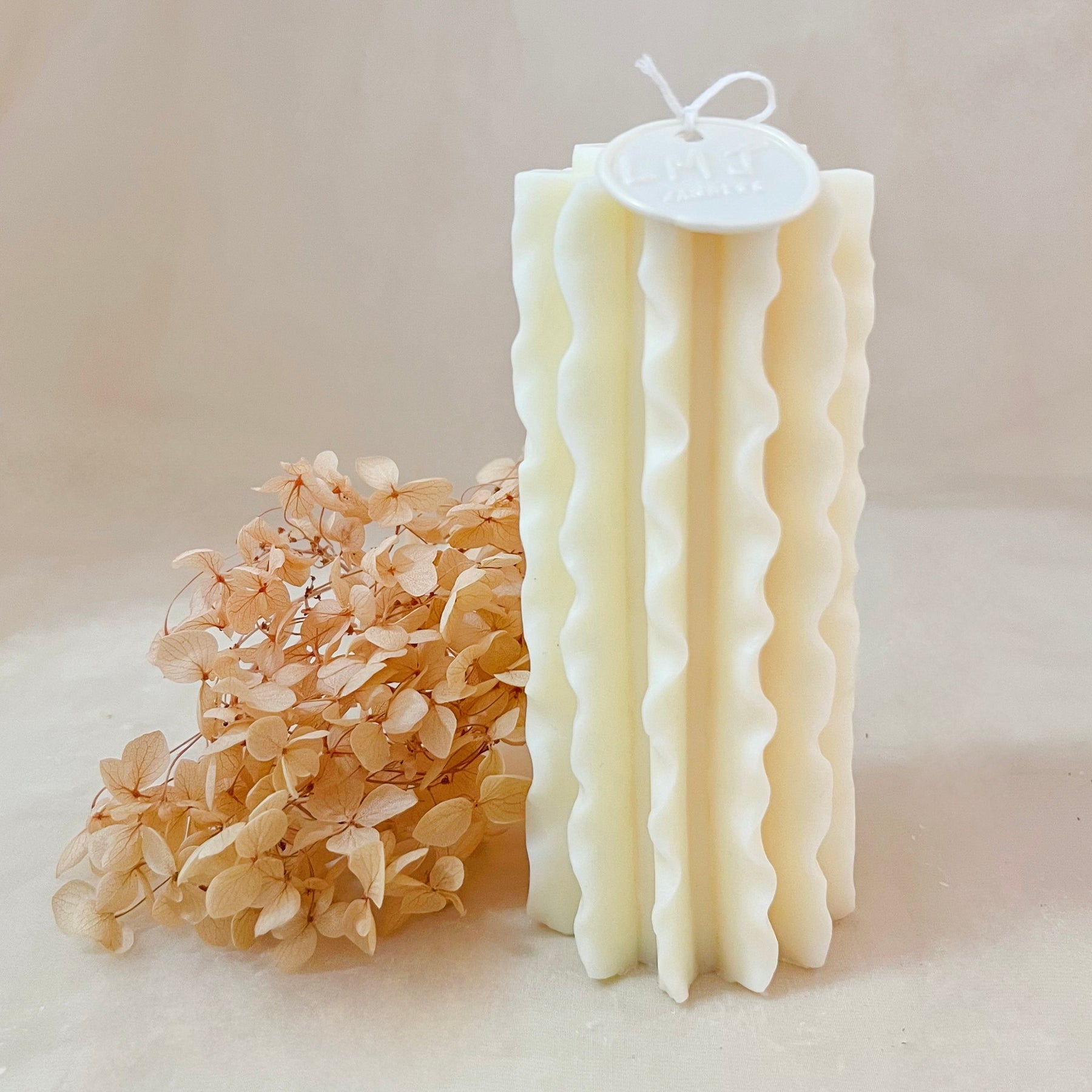 Frill Scented Soy Pillar Candle - Home Fragrances | LMJ Candles