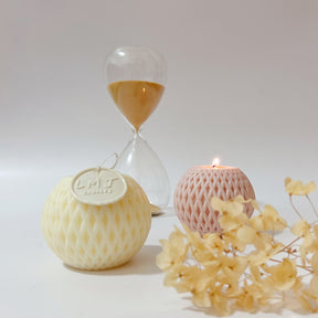 Grid Ball Scented Soy Candle - Handmade Gifts | LMJ Candles