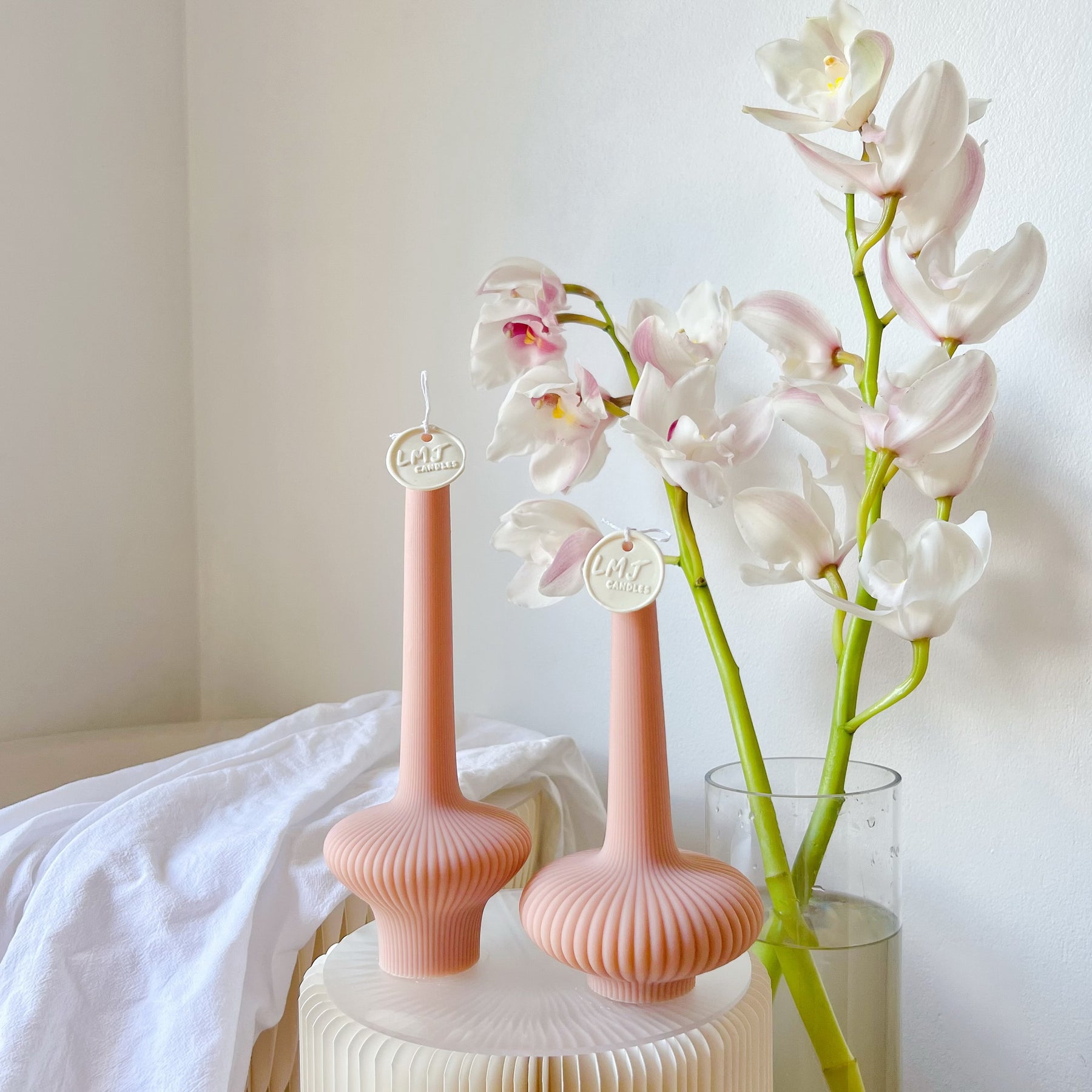 Vase Shaped Candle - A Centerpiece of Beauty | LMJ Candles