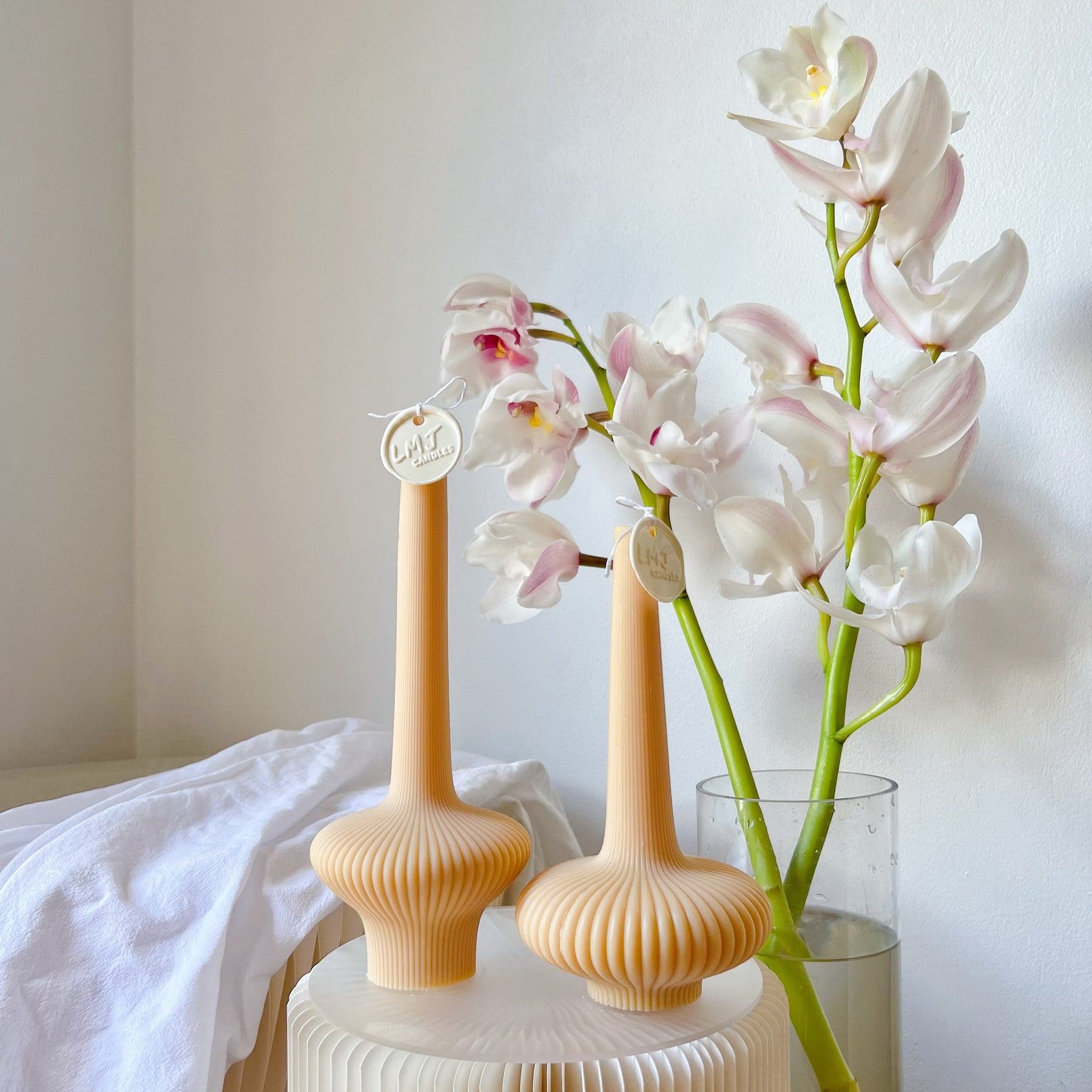 Vase Shaped Candle - A Centerpiece of Beauty | LMJ Candles