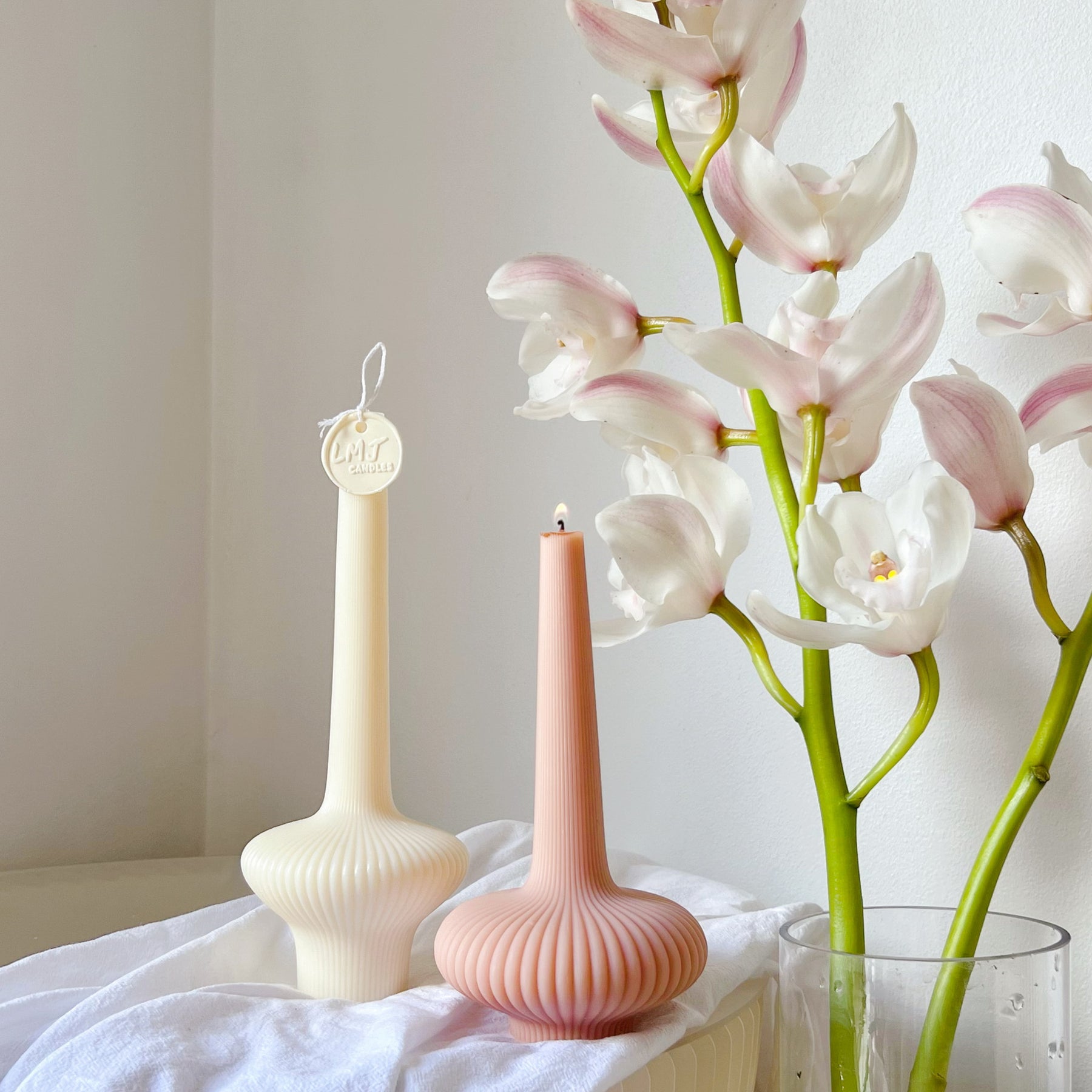 Vase Shaped Candle - A Centerpiece of Beauty | LMJ Candles